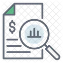 Datenberichterstattung Unternehmensstatistiken Datenanalyse Symbol