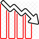 Geschaftsverlust Analyse Absteigender Graph Symbol