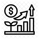 Geschaftswachstum Expansion Umsatzsteigerung Symbol