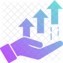 Geschaftswachstum Balkendiagramm Wachstum Symbol