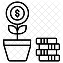 Geschäftswachstumsanlage  Symbol