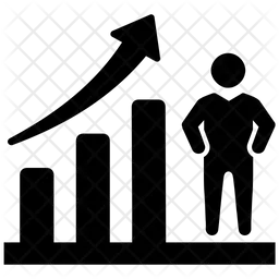 Geschäftswachstumsdiagramm  Symbol