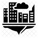 Geschäftszentrum  Symbol