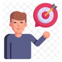 Geschäftsziel  Symbol
