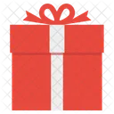 Geschenk Neujahr Box Symbol