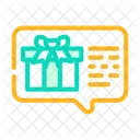 Geschenkdiskussion  Symbol