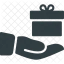 Schenken Geschenk Geschenk Symbol