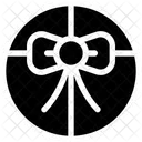 Kreis Geschenk Box Symbol