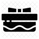 Kurve Geschenk Box Symbol