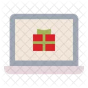 Geschenk-Laptop  Symbol