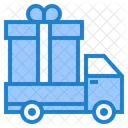 Geschenklieferung Lieferwagen Lieferservice Icon