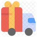 Auto Lieferung Geschenk Icon