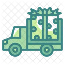 Geschenk-Lieferwagen  Symbol