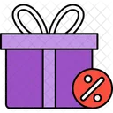 Geschenkrabatt  Symbol