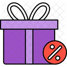 Geschenkrabatt  Symbol