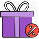 Geschenkrabatt  Symbol