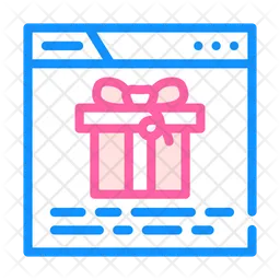 Geschenk-Website  Symbol