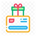 Rabatt Karte Geschenk Icon