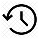 Geschichte Zuruck Ruckwarts Symbol