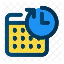 Datum Uhrzeit Vergangenheit Symbol