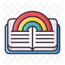 Geschichte Geschichtenbuch Spielgeschichte Symbol