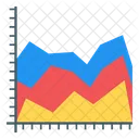 Flachendiagramm Flachengraph Grafische Darstellung Symbol