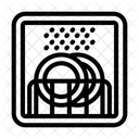 Spulmaschinenfest Produkt Symbol