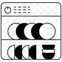 Geschirrspüler  Symbol