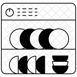 Geschirrspüler  Symbol