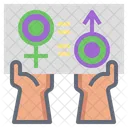 Geschlecht Gleichheit Aktivismus Symbol