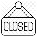 Geschlossenes Schild Symbol