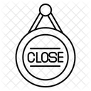 Geschlossenes Schild Symbol