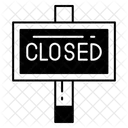 Geschlossenes Schild Symbol