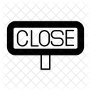 Geschlossenes Schild Symbol