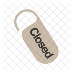 Geschlossenes Tag  Symbol