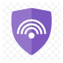 Geschutzt WLAN Sicherheit Symbol