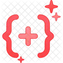 Geschweifte Klammern Plus Plus Add Symbol