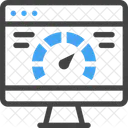 Geschwindigkeit Testen Computer Symbol