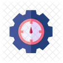 Geschwindigkeit Leistung Tachometer Symbol