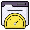 Geschwindigkeitstest Symbol