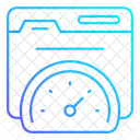 Geschwindigkeitstest Symbol