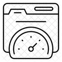 Geschwindigkeitstest Symbol