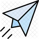 Gesendet Senden Papierflieger Symbol