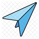 Gesendet Flugzeug Schnittstelle Symbol