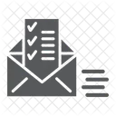 Gesendet Dokument E Mail Symbol