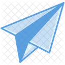 Gesendete Nachricht Senden Papierflieger Symbol