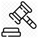 Gesetz Hammer Rechtliche Symbol