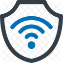 Gesichertes WLAN Schloss WLAN Symbol