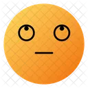 Gesicht Mit Rollenden Augen Emoji Gesicht Symbol