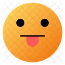 Gesicht Mit Zunge Emoji Gesicht Symbol